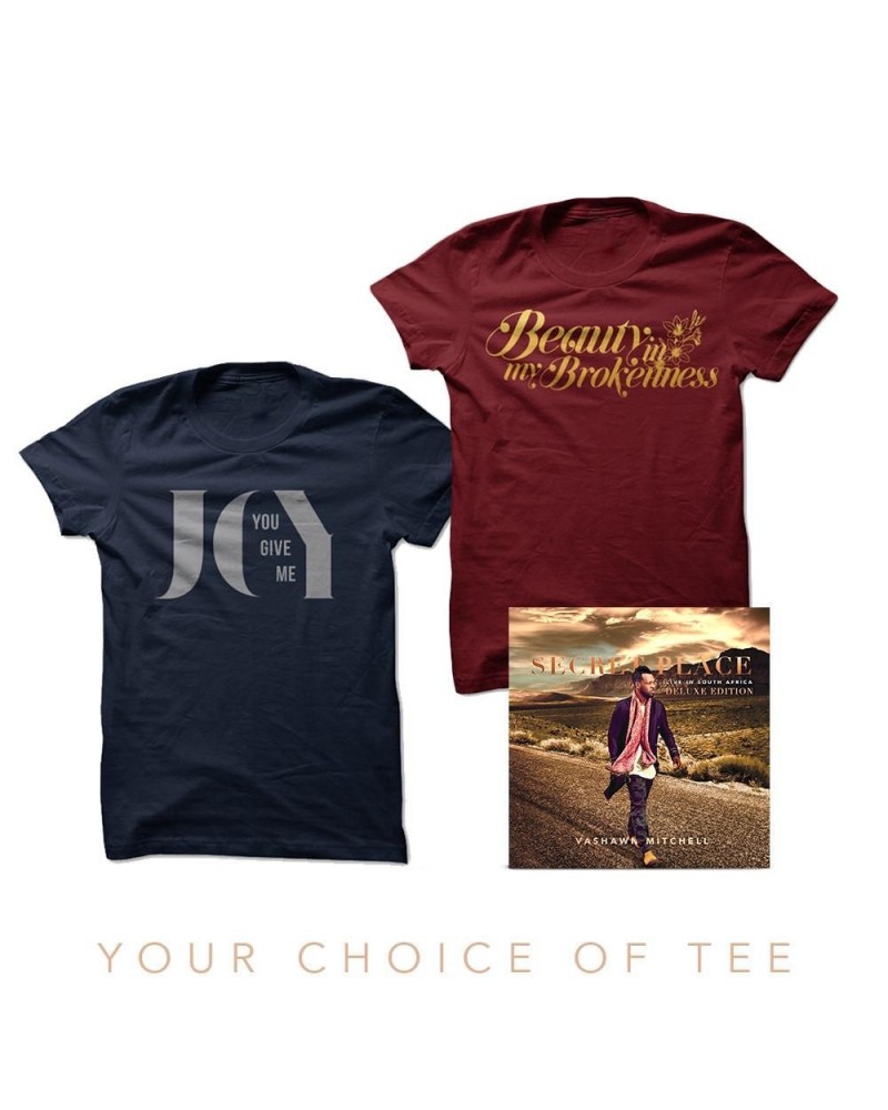 VaShawn Mitchell Deluxe Digital Album + Your Choice Of Tee $8.09 Shirts