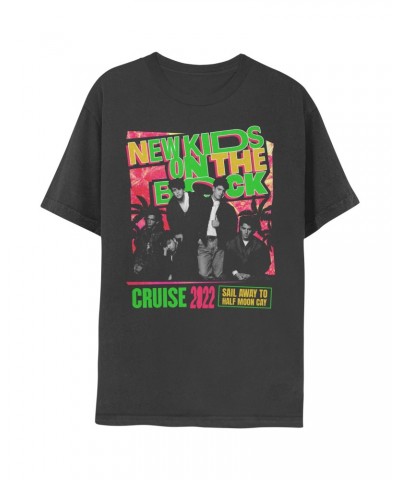 New Kids On The Block Cruise 2022 Black Vintage Photo Tee $9.22 Shirts