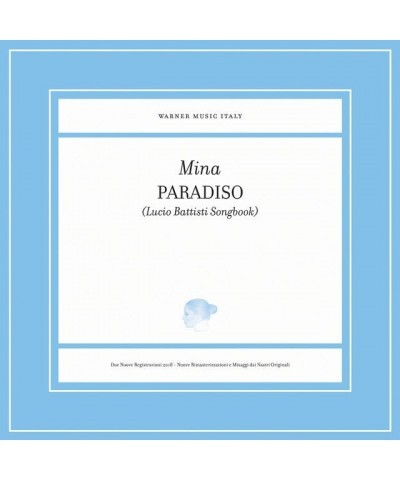 Mina PARADISO: LUCIO BATTISTI SONGBOOK Vinyl Record $7.99 Vinyl