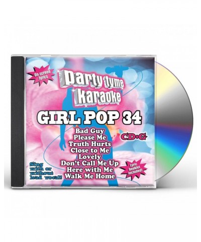 Party Tyme Karaoke Girl Pop 34 (8+8-song CD+G) CD $16.72 CD