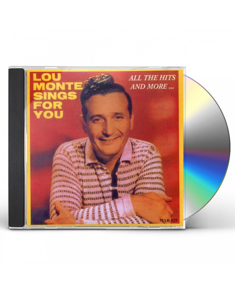 Lou Monte SINGS FOR YOU CD $20.45 CD