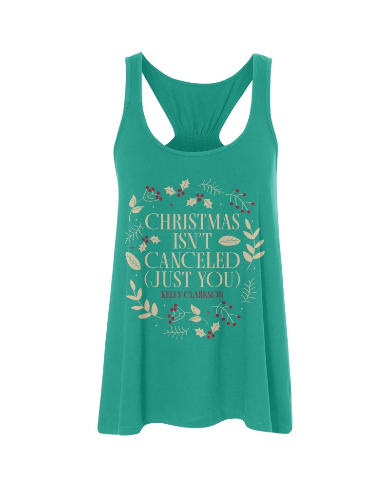 Kelly Clarkson Green Christmas Tank $6.66 Shirts