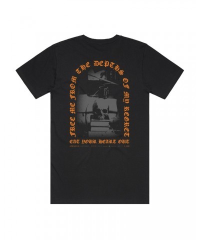 Eat Your Heart Out Regret Tee (Black) $6.47 Shirts