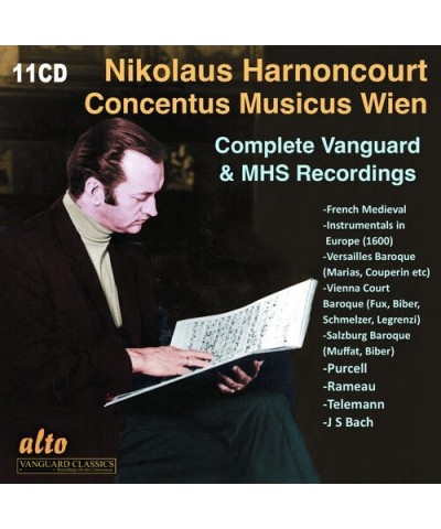 Nikolaus Harnoncourt CONCENTUS MUSICUS WIEN COMPLETE VANGUARD & MHS REC CD $11.34 CD