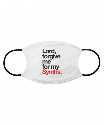 Music Life Face Mask | Forgive Me For My Synths Face Mask $30.04 Accessories