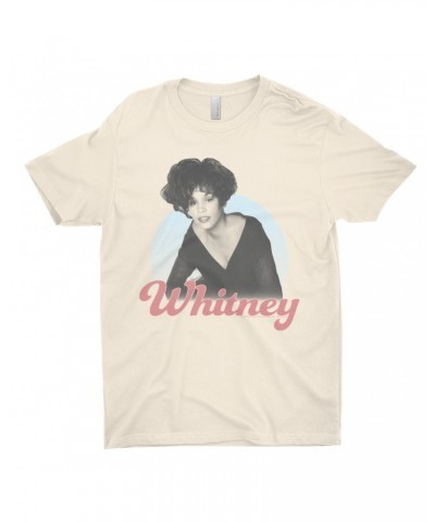Whitney Houston T-Shirt | 1990 Photo Pastel Design Shirt $10.17 Shirts
