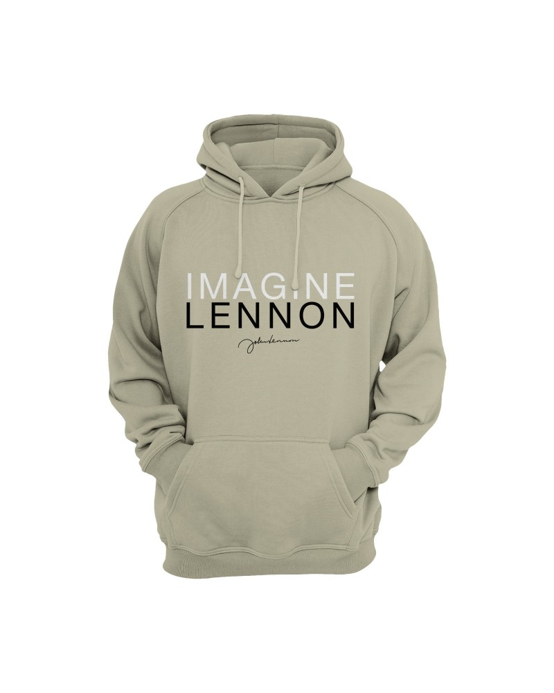 John Lennon Hoodie | Imagine Signature Hoodie $7.55 Sweatshirts