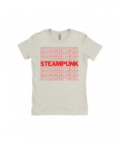 Music Life - Steampunk Ladies' Boyfriend T-Shirt | Steampunk On Repeat Shirt $11.89 Shirts