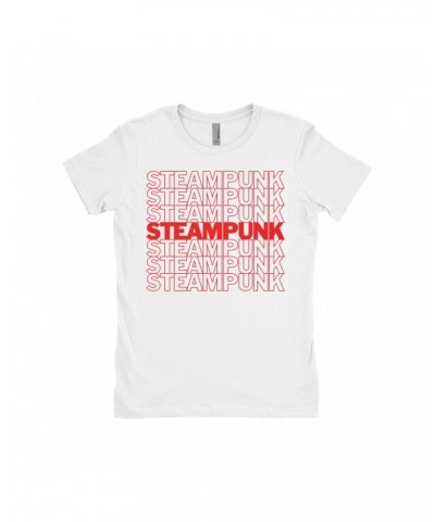 Music Life - Steampunk Ladies' Boyfriend T-Shirt | Steampunk On Repeat Shirt $11.89 Shirts