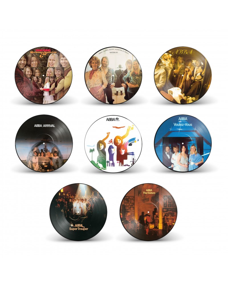 ABBA 8 LP Picture Disc Bundle (Vinyl) $8.22 Vinyl