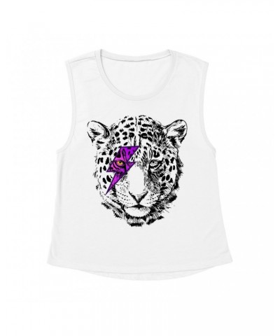 Music Life Muscle Tank Top | Glam Rock Leopard Muscle Tank Top $8.39 Shirts