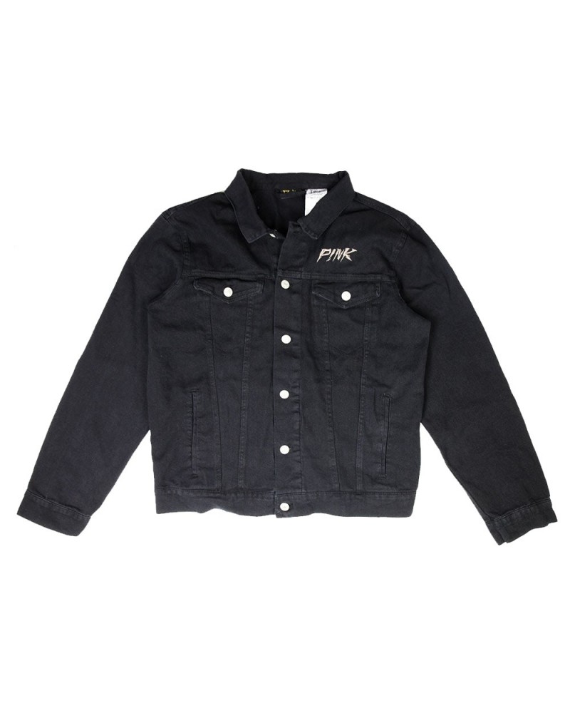 P!nk Black Denim Jacket $7.02 Outerwear