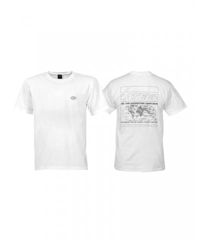 ATEEZ White 'The Expedition Tour' Tshirt - With Cities $3.00 Shirts