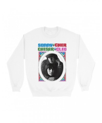 Sonny & Cher Sweatshirt | Caesar And Cleo Retro Frame Image Sweatshirt $5.37 Sweatshirts