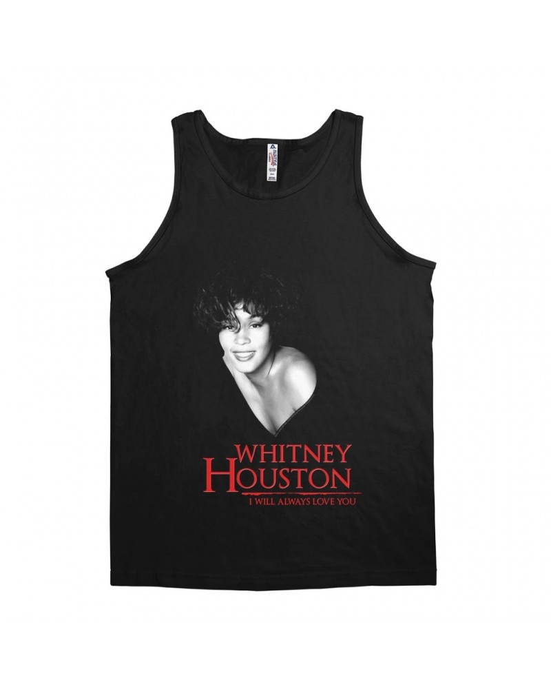 Whitney Houston Unisex Tank Top | I Will Always Love You Logo And Photo Shirt $6.93 Shirts