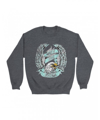 Music Life Sweatshirt | Rock n' Roll Freedom Sweatshirt $15.59 Sweatshirts