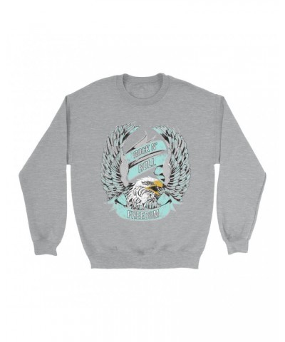 Music Life Sweatshirt | Rock n' Roll Freedom Sweatshirt $15.59 Sweatshirts