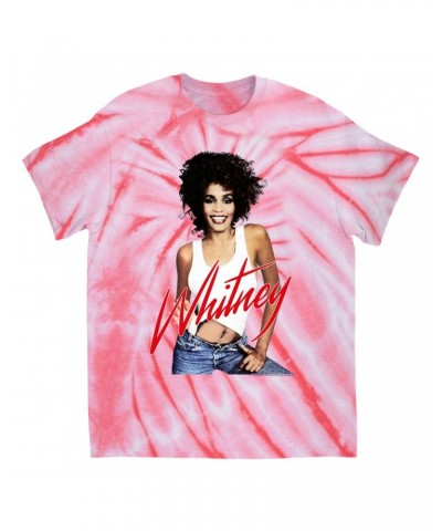 Whitney Houston T-Shirt | Just Whitney Tie Dye Shirt $11.09 Shirts