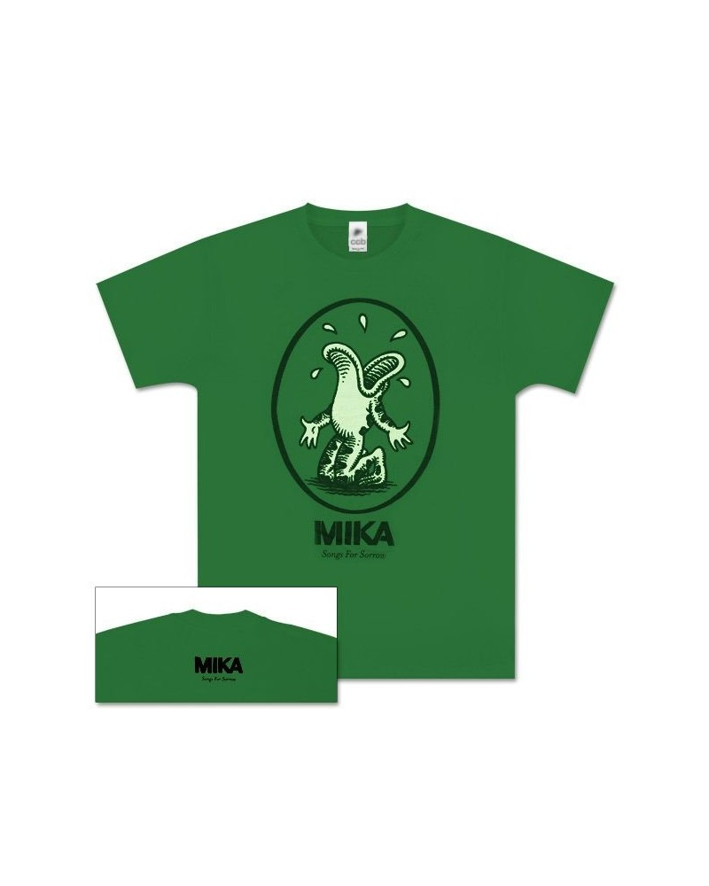 MIKA Green Oval Frog Men's Tee $7.87 Shirts