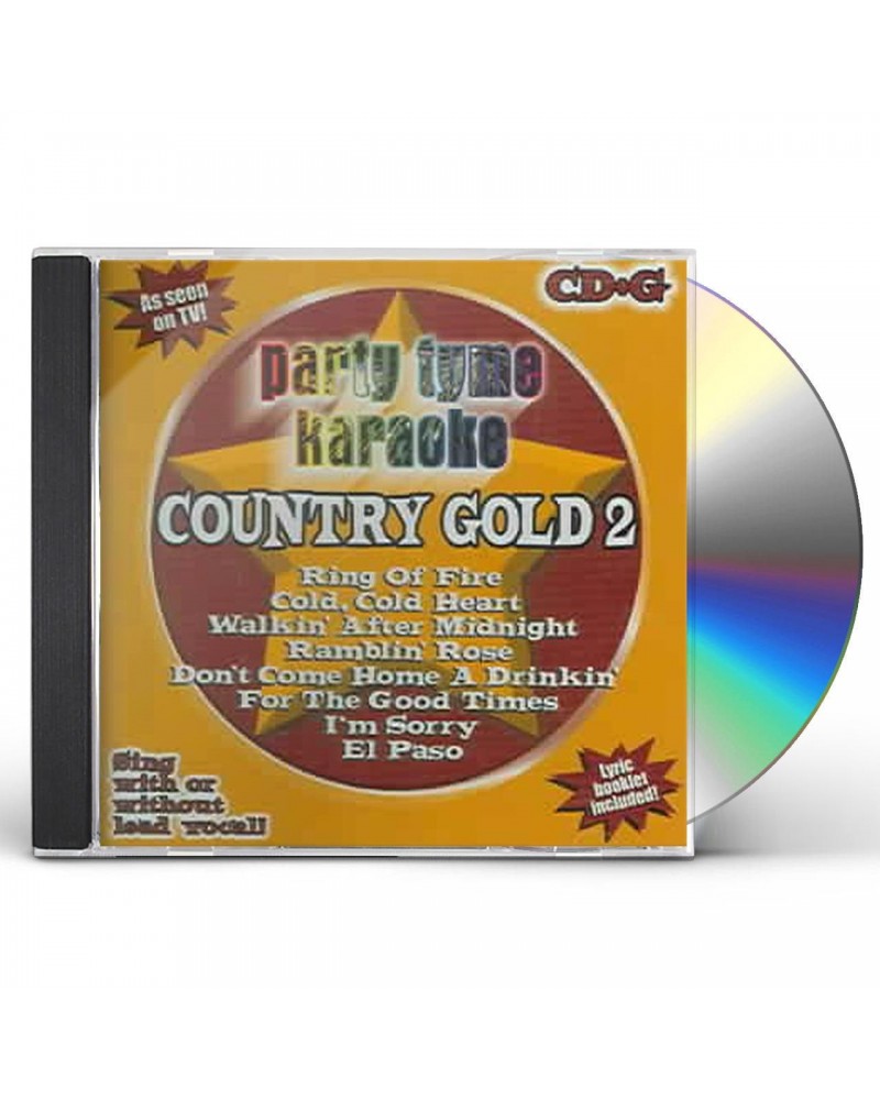 Party Tyme Karaoke Country Gold 2 (8+8-song CD+G) CD $17.35 CD