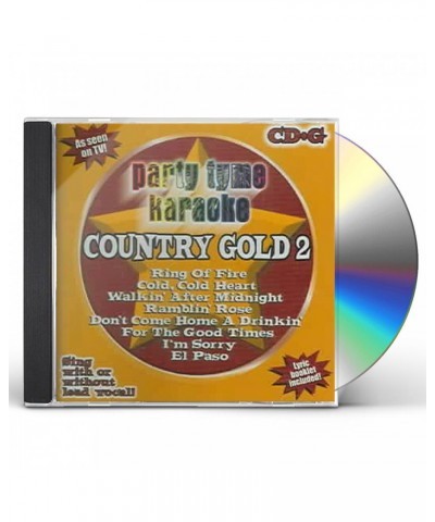 Party Tyme Karaoke Country Gold 2 (8+8-song CD+G) CD $17.35 CD